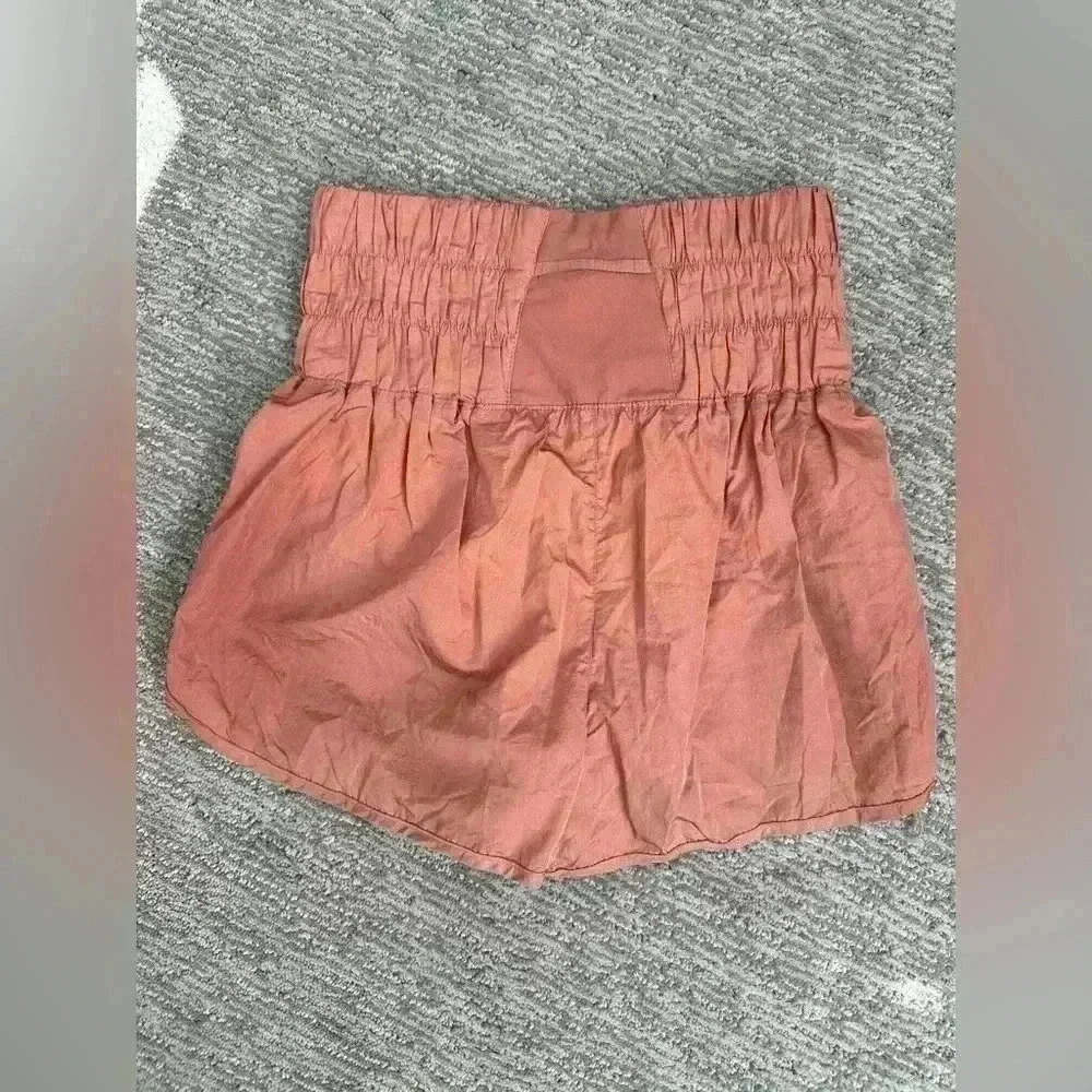 Free People Movement The Way Home Athletic Shorts in Brushed Apricot - Size M